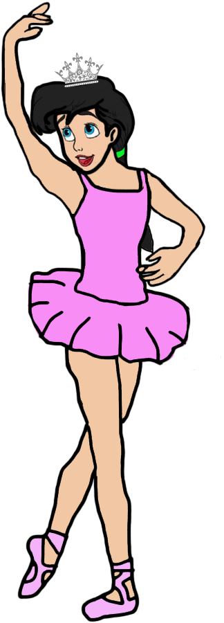 Princess Melody As A Ballerina By Darthranner83 - Melody (341x899)