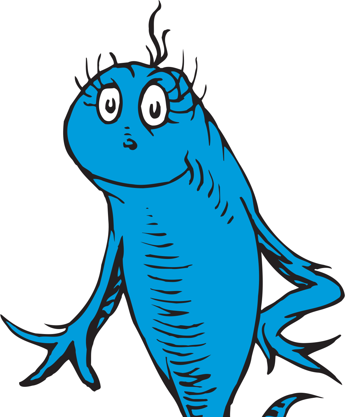 One Fish, Two Fish, Red Fish, Blue Fish The Cat In - One Fish, Two Fish, Red Fish, Blue Fish The Cat In (1114x1351)