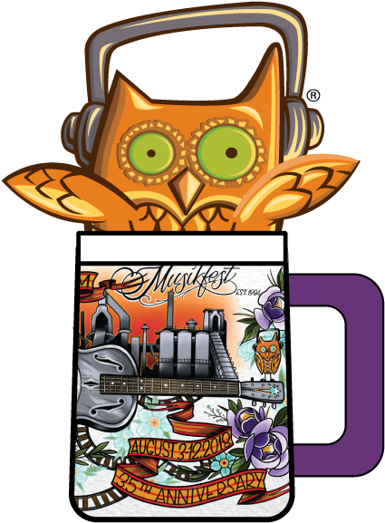 Musikfest 2018 Messages Sticker-2 - Cartoon (618x619)