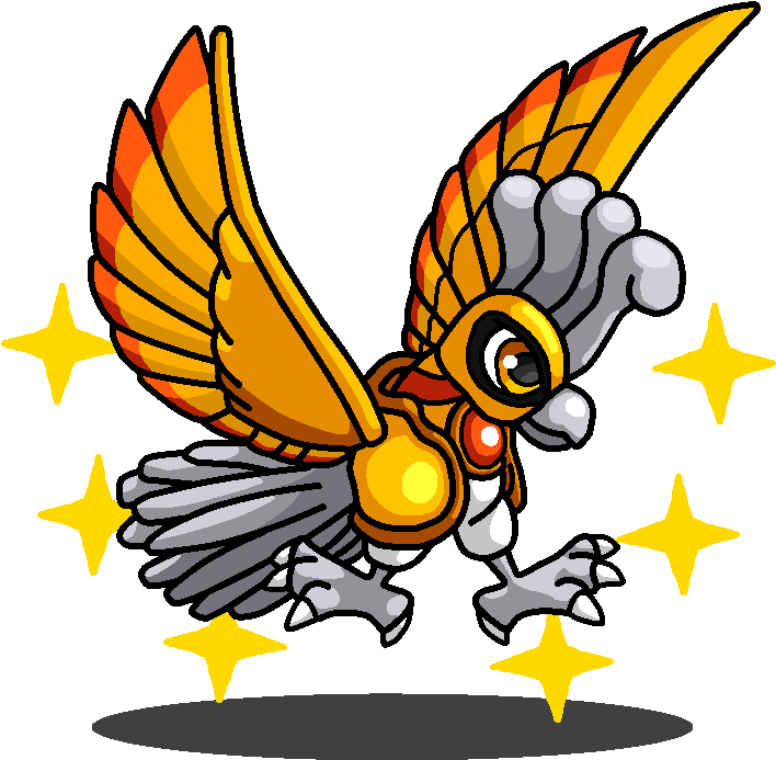 Shiny Ho-oh Dyna Blade By Shawarmachine - Cute Shiny Ho Oh (750x750)