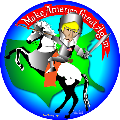 Buy Trump Christmas Ornaments - Cartoon (400x400)