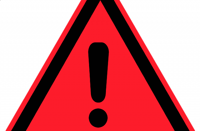 Warning Sign Exclamation Mark Triangle Vector Clip - Exclamation Mark (640x420)
