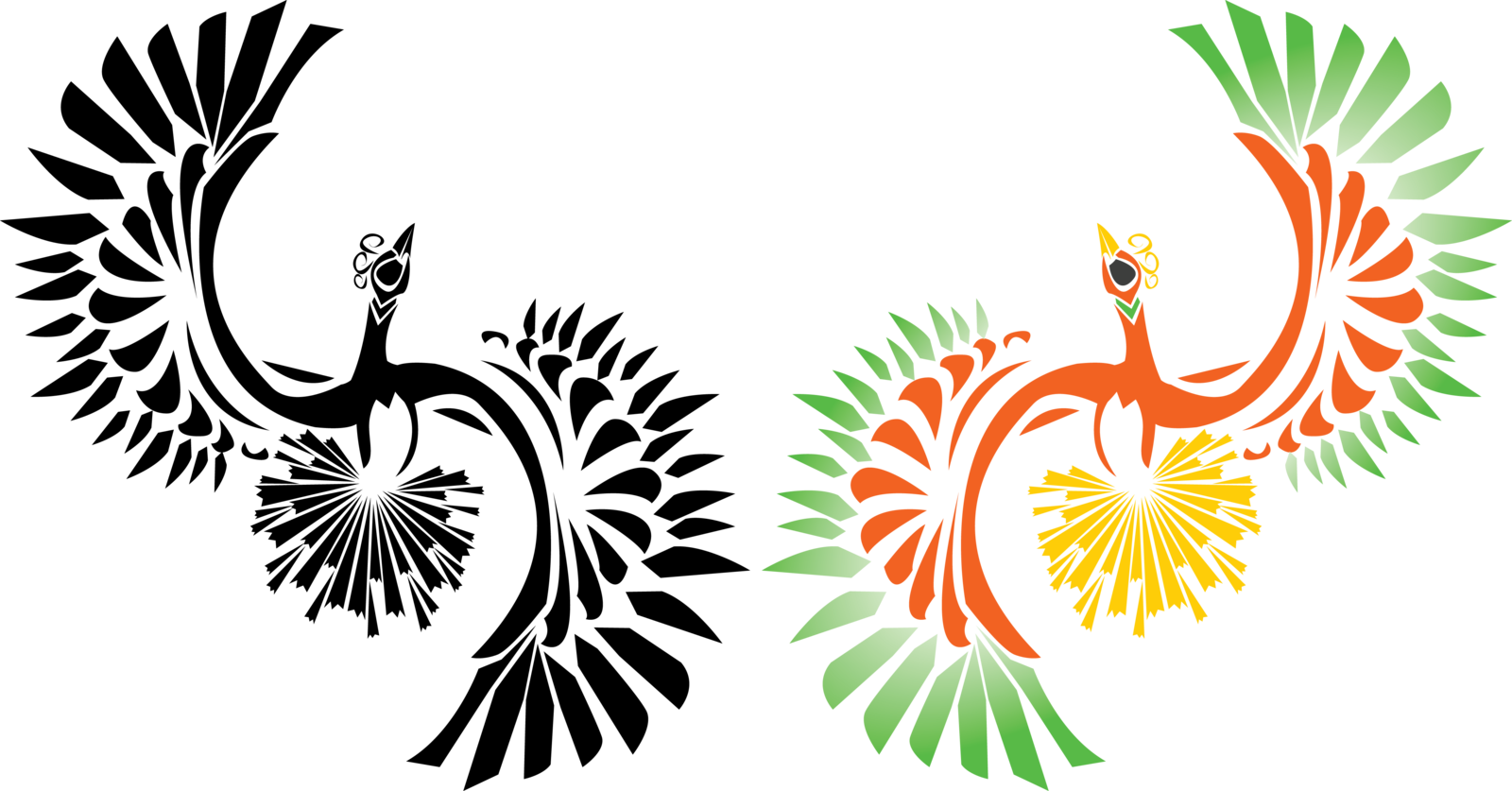 Tribal Ho-oh By Katlyon - Art (1600x837)