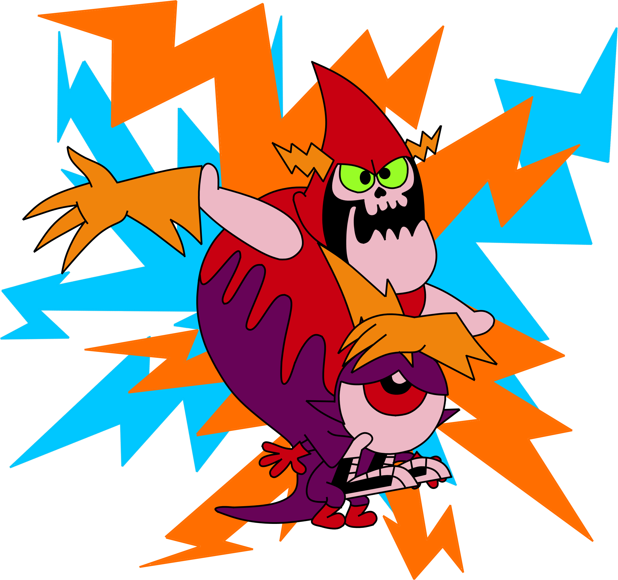 Hi-dy Ho Commander Peepers By Agentbengaltiger - Cartoon (2159x2026)