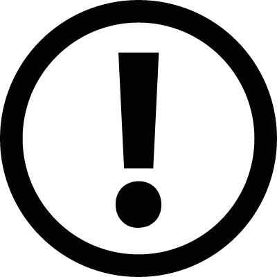 Exclamation Mark In A Circle Vector - Exclamation Mark In Circle (400x400)