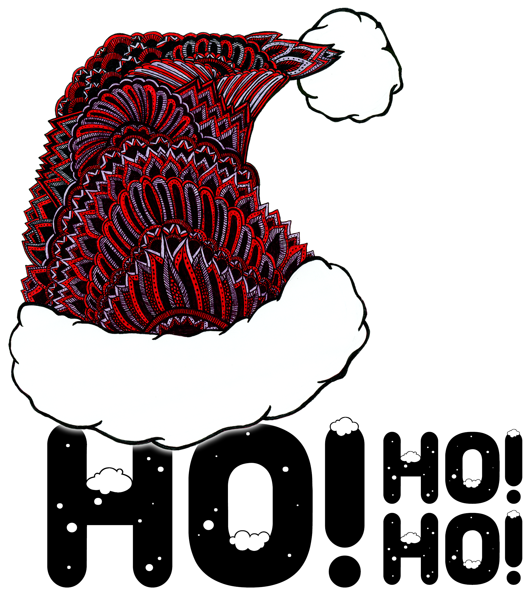 Ho Ho Ho Merry Christmas Http - Weihnachtsmannmütze Mit Text Tasche (2160x2280)