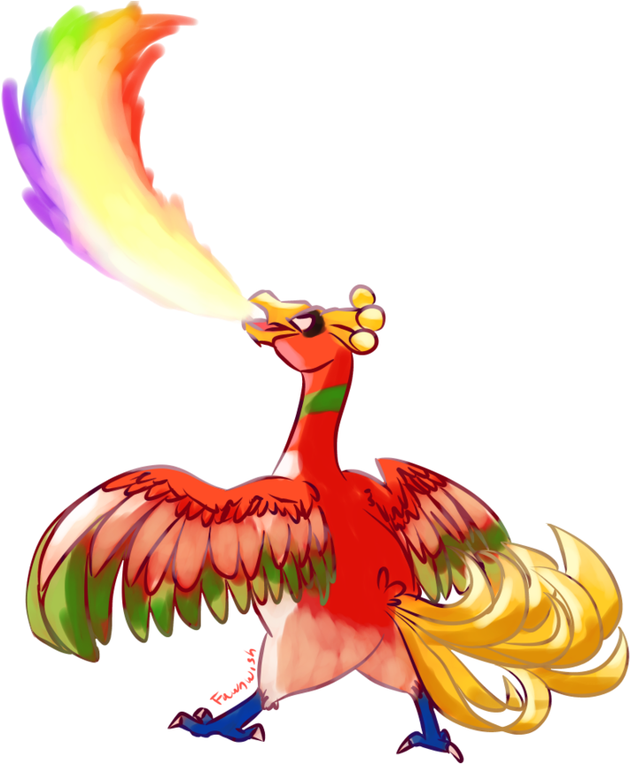 Ho Oh By Chara Has Knives - Cartoon (894x894)