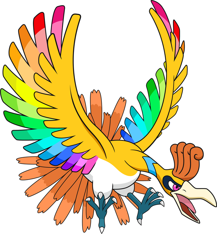 2250 Pokémon Shiny Ho Oh Www - Pokemon Shiny Ho Oh (742x800)