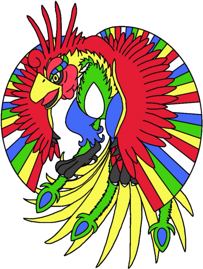 Mega Ho Oh Prime^ By Rsc Cooper Inc - Ho-oh (894x894)