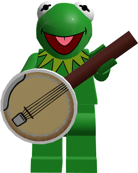 Kermit The Frog - Kermit The Frog Lego (572x710)