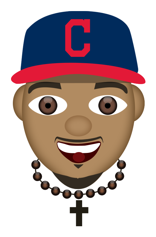 Frankie Scores First The @indians Open The Scoring - Cleveland Indians Emojis (800x800)
