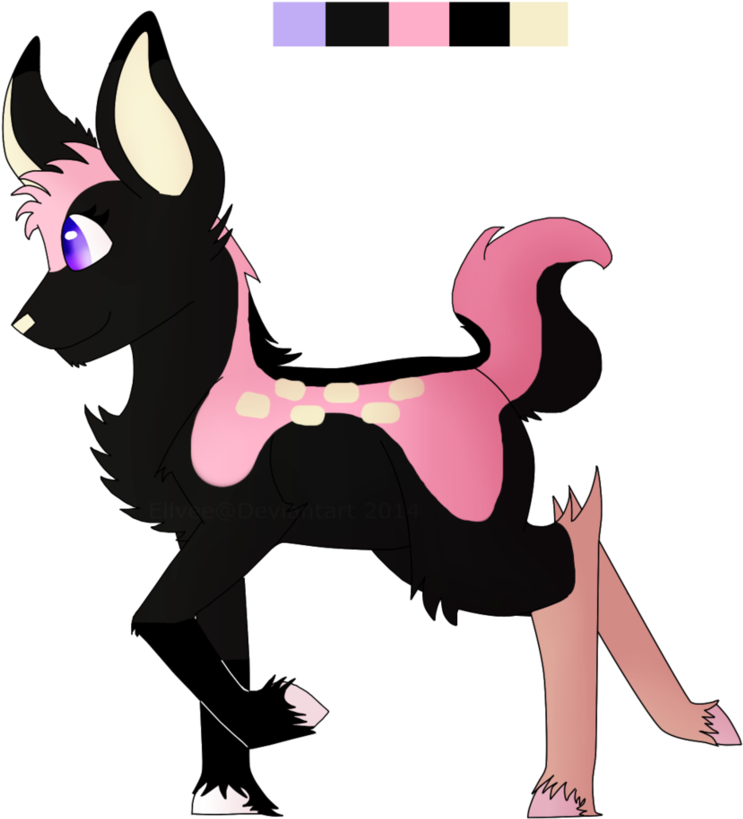 Daughter Of A Deer And A Virus By Ellvee - Cartoon (918x870)