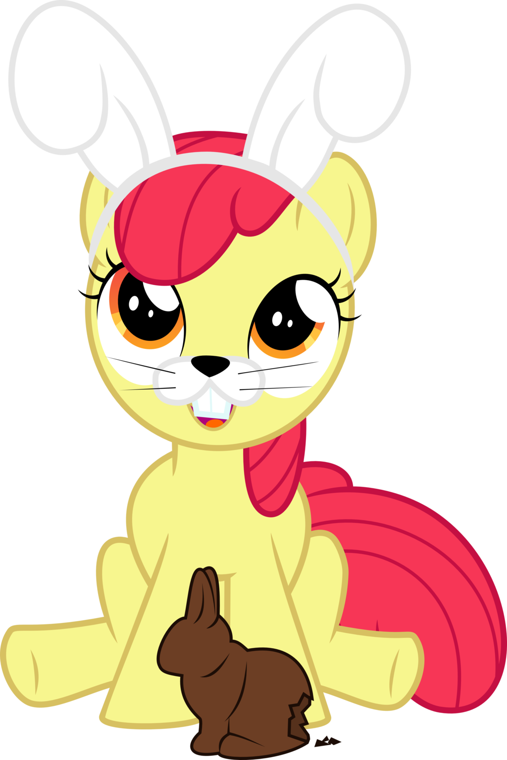 Easter Bunny Applebloom By Up1ter Easter Bunny Applebloom - Easter (1024x1536)