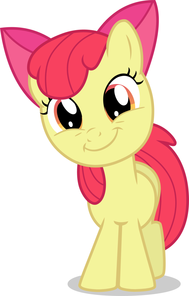 Apple Bloom Is All Smiles By Tomfraggle - Cutie Mark Crusaders (714x1118)