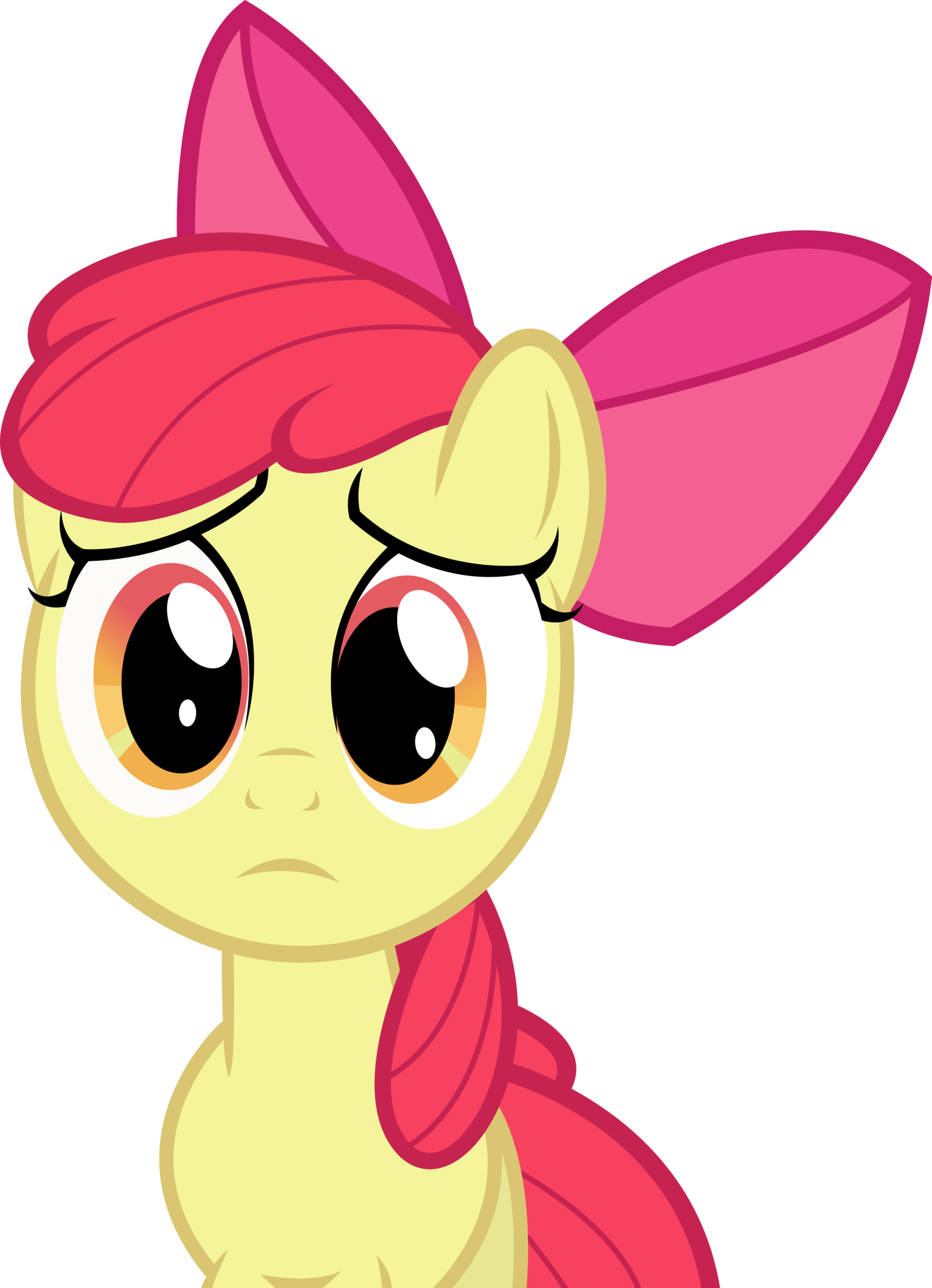 Sad Applebloom - Apple Bloom Is Sad (1600x2211)