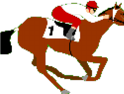 Newmarket Talk - Race Horse Animated Gif (400x400)