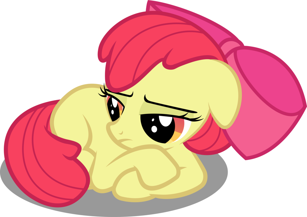 My Little Pony Friendship Is Magic Wallpaper Probably - Mlp Apple Bloom Sad (1063x752)