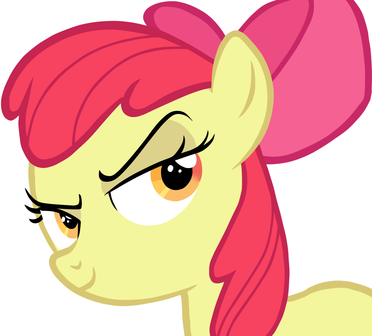 Dat - Mlp Apple Bloom Face (1280x1156)
