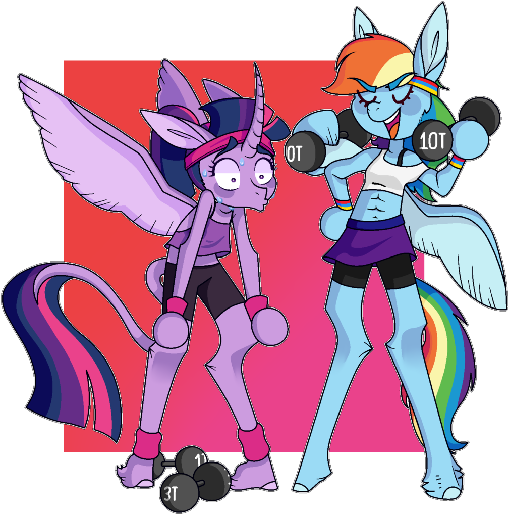 Working Out Time By Moeclere Working Out Time By Moeclere - Pony (1024x1032)