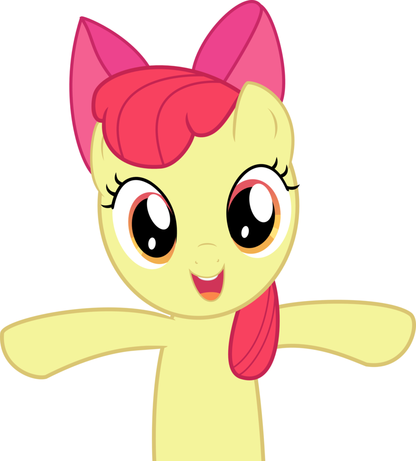 Apple Bloom Pinkie Pie Sweetie Belle Scootaloo Pink - Mlp Apple Bloom Sad (850x940)