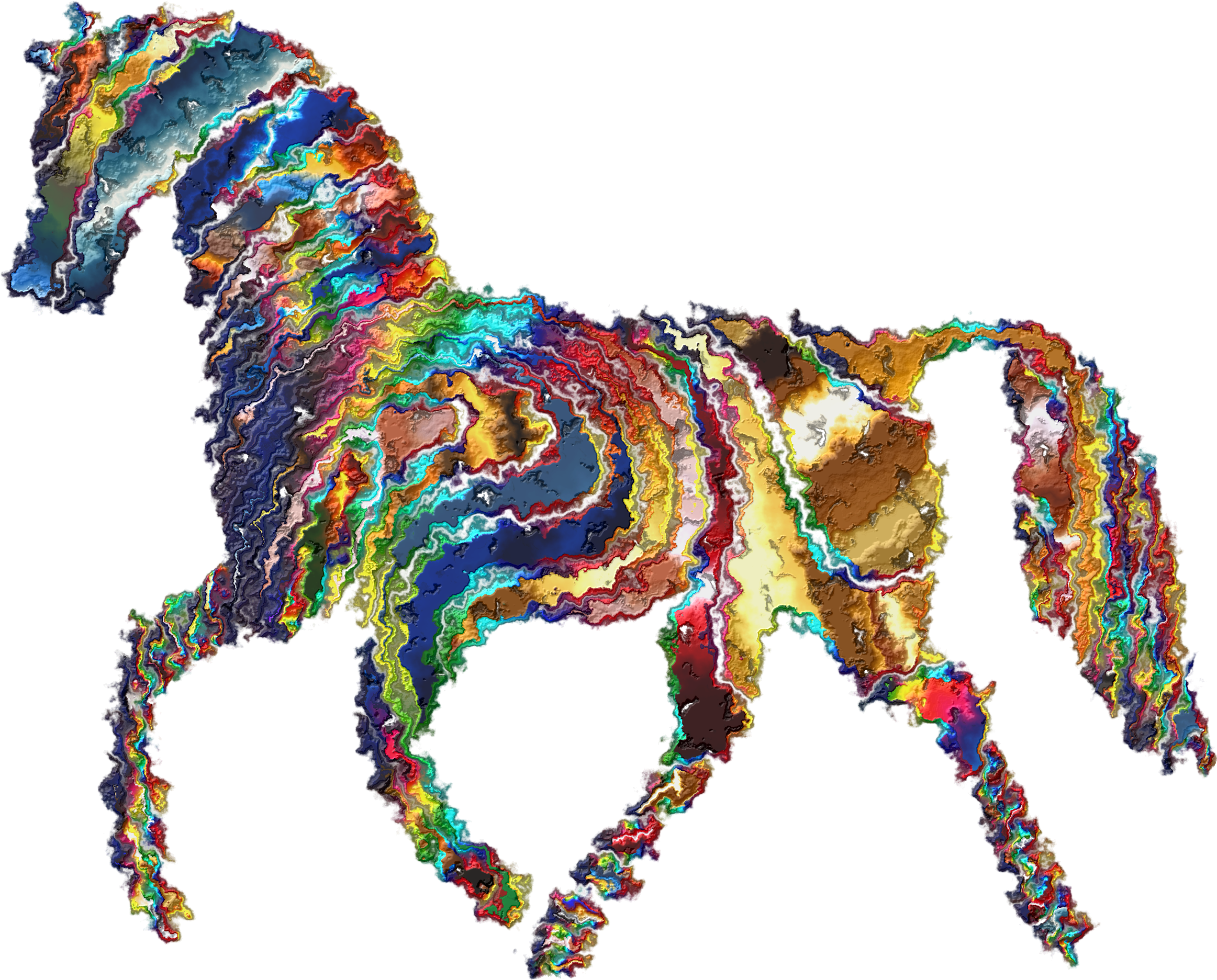 Horse 8 - Public Domain Race Horses (2400x1936)