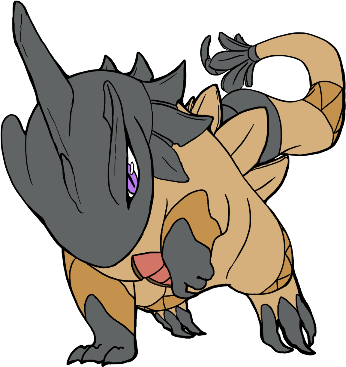 It's A Bit Dated Because I've Been Trying To Finish - Pokemon Variations Larvitar (1280x1280)