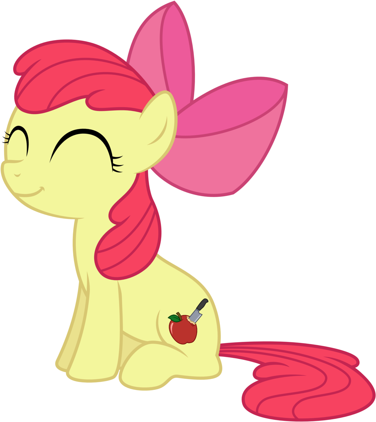 Pleased Apple Bloom By Reitanna-seishin - Apple Bloom My Little Pony Friendship Is Magic Cute (1280x1402)