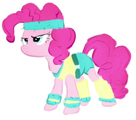 Work Out Pinkie Pie By Kawaii Ariana - Cartoon (600x600)