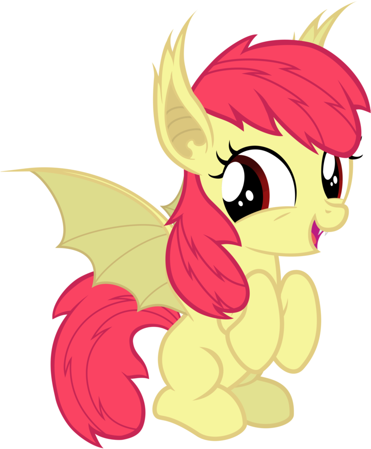 Apple Bloom - Bat - My Little Pony: Equestria Girls - Rainbow Rocks (894x894)