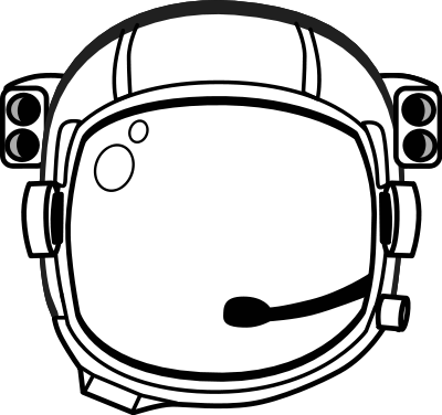 Miranda I Really Don't Know What To Say About Her - Space Helmet Clip Art (400x376)