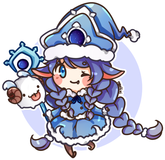 Winter Wonder Lulu By Neolivii - Winter Wonder Lulu Fan Art (600x596)