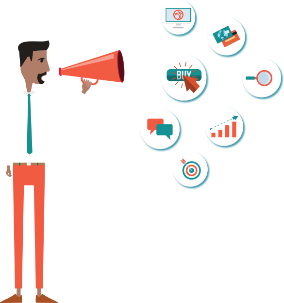 Digital Marketing Strategy - Digital Marketing Clipart Png (585x626)