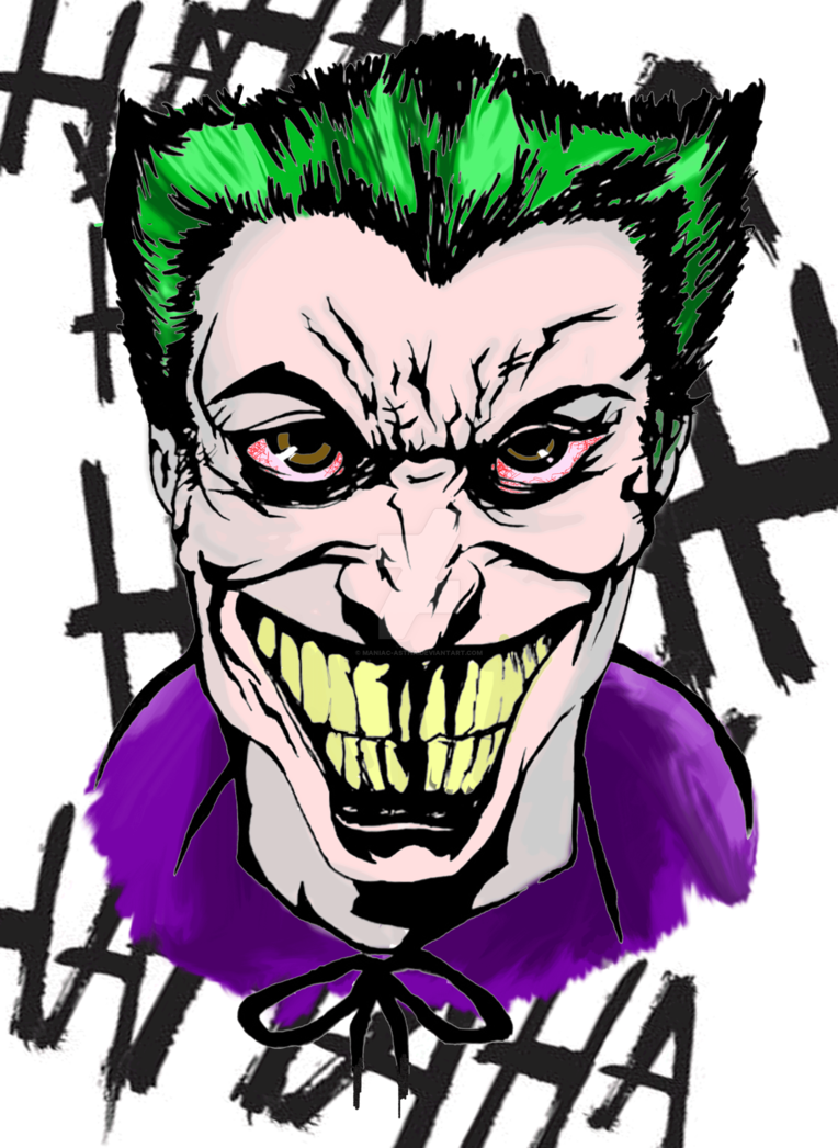 Joker By Maniac-astha - Cartoon (764x1046)