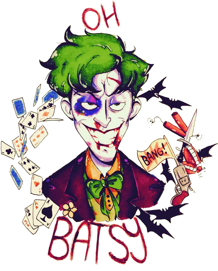 Joker Babe By Sketchingtherain On Deviantart - Joker Transparent (795x960)