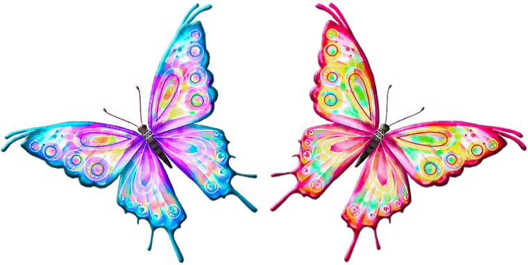 Postado Por Rejane Às - Flapping Butterfly Animated Gif (761x383)