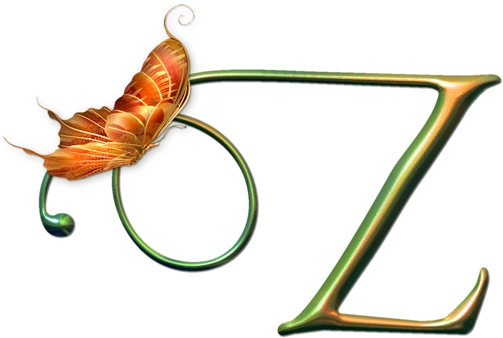 Alfabeto Decorativo - Alfabeto - Borboleta - Png - Butterfly Letters (994x669)