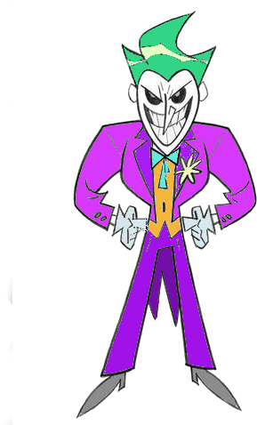 Ttg The Joker By Whitej2 - Teen Titans Go Joker (415x478)
