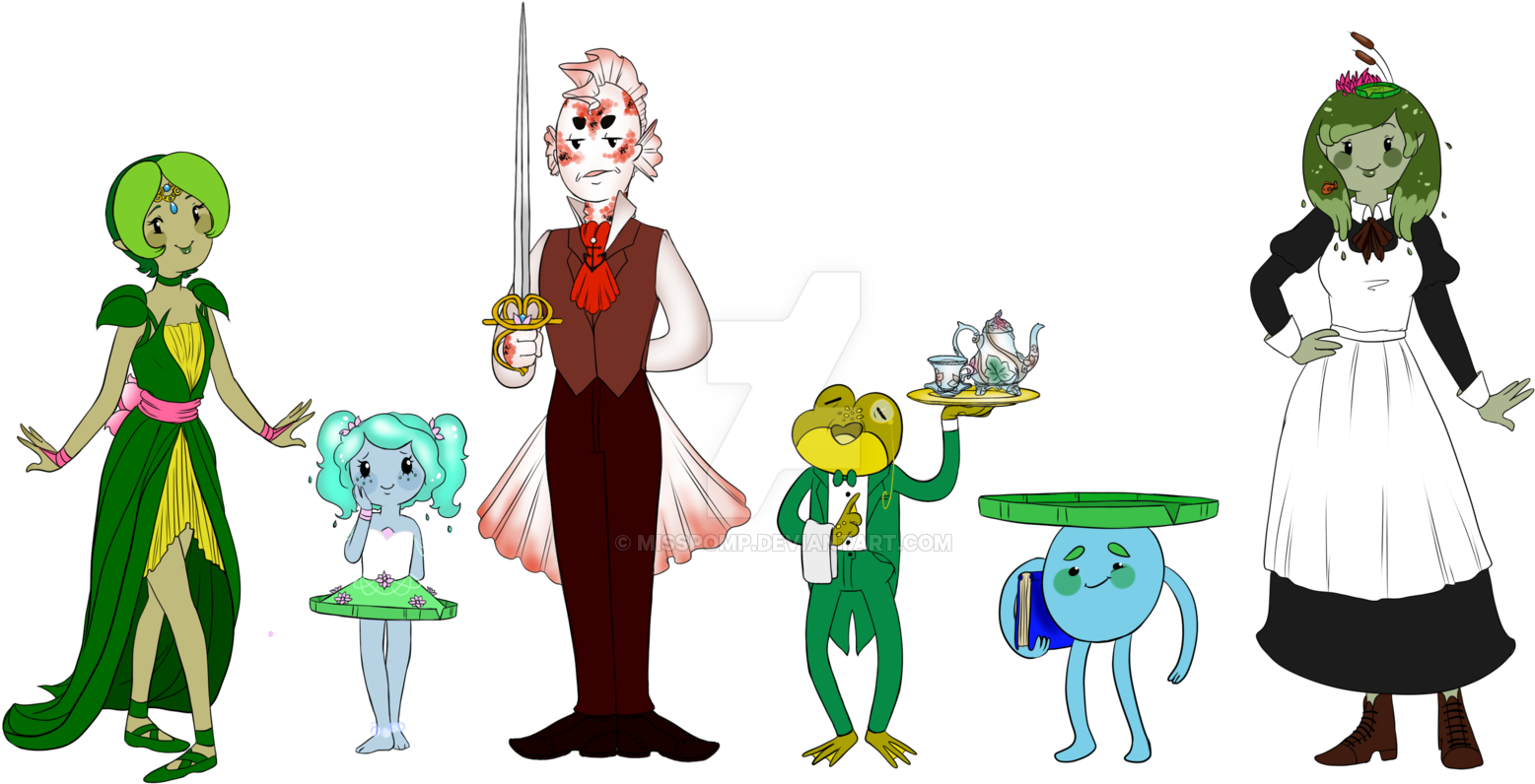 Lilypad Kingdom Royal Family By Misspomp Lilypad Kingdom - Cartoon (1600x846)
