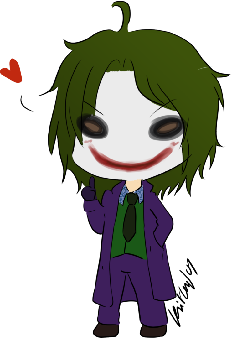 Chibi Joker By Mafalda-chan - Joker Fan Art Chibi (741x1079)