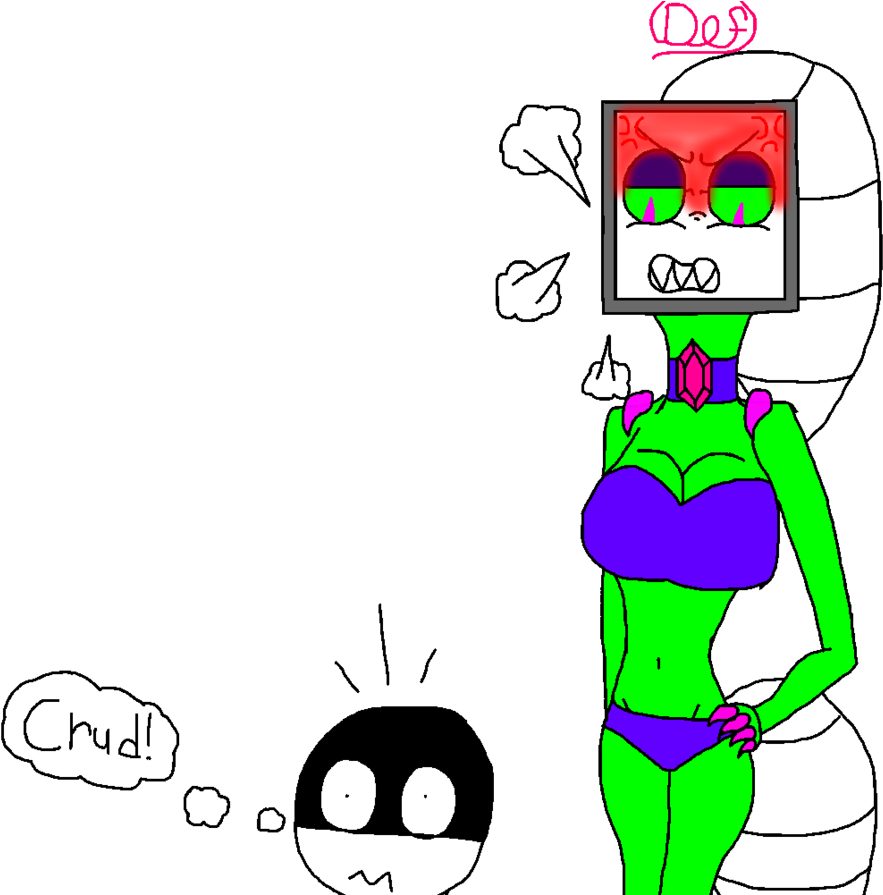 An Upset Birth Mother By Darkmoontekaplant - Cartoon (894x894)