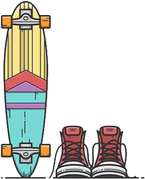 Flat Design Sport Illustration - Flat Design Sport Illustration (500x500)