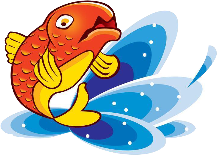 Koi Fish Cartoon Clip Art - Koi Fish Cartoon Clip Art (1024x641)