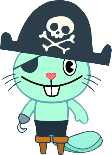 S4e1 Russell And Tentacle - Happy Tree Friends Russell (376x518)
