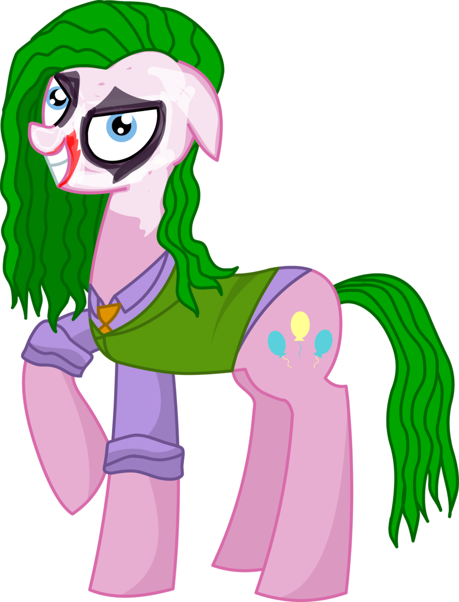 Fanmade Pinkie Pie Joker By Fieryblade - Joker My Little Pony (900x1178)