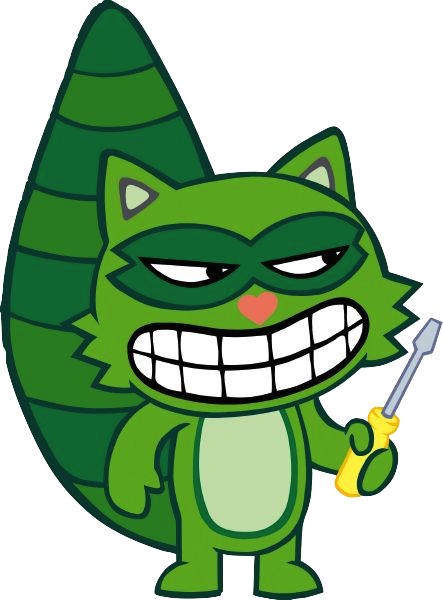 Full Resolution - Happy Tree Friends Lifty And Shifty (443x600)
