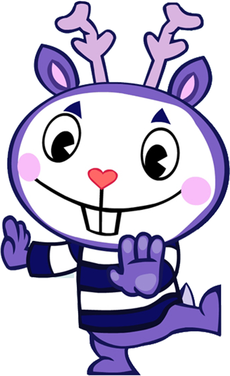 Old Style - Mime Happy Tree Friends (614x762)