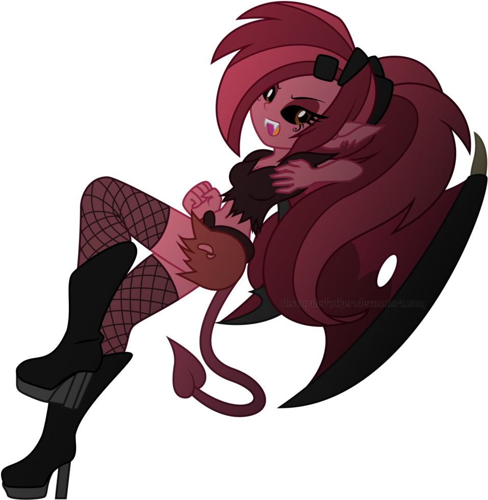 Discorded-joker, Belly Button, Clothes, Equestria Girls, - Cartoon (1024x1024)