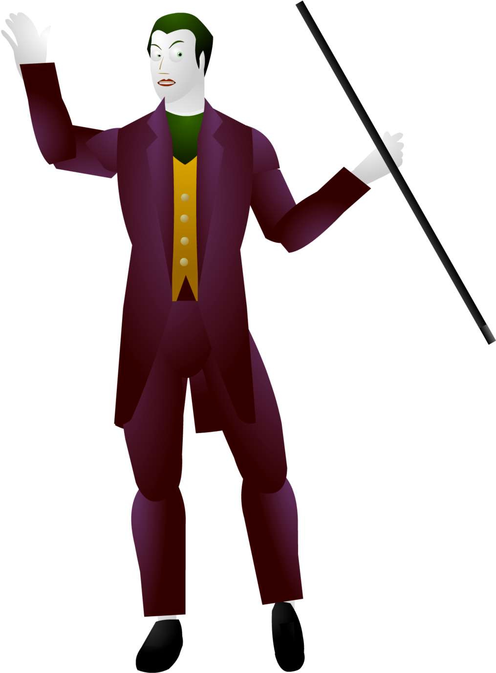 Joker Pose By Tylerloftinherring Joker Pose By Tylerloftinherring - Cartoon (1024x1376)