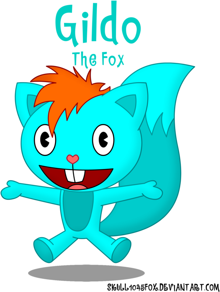 Htf Art-trade Gildo The Fox By Skull1045fox - Happy Tree Friends Fox (824x970)