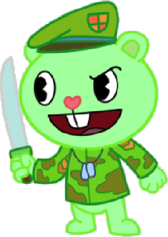 Happy Tree Friends Flippy Y Flaky Flippy - Happy Tree Friends Flippy (340x479)